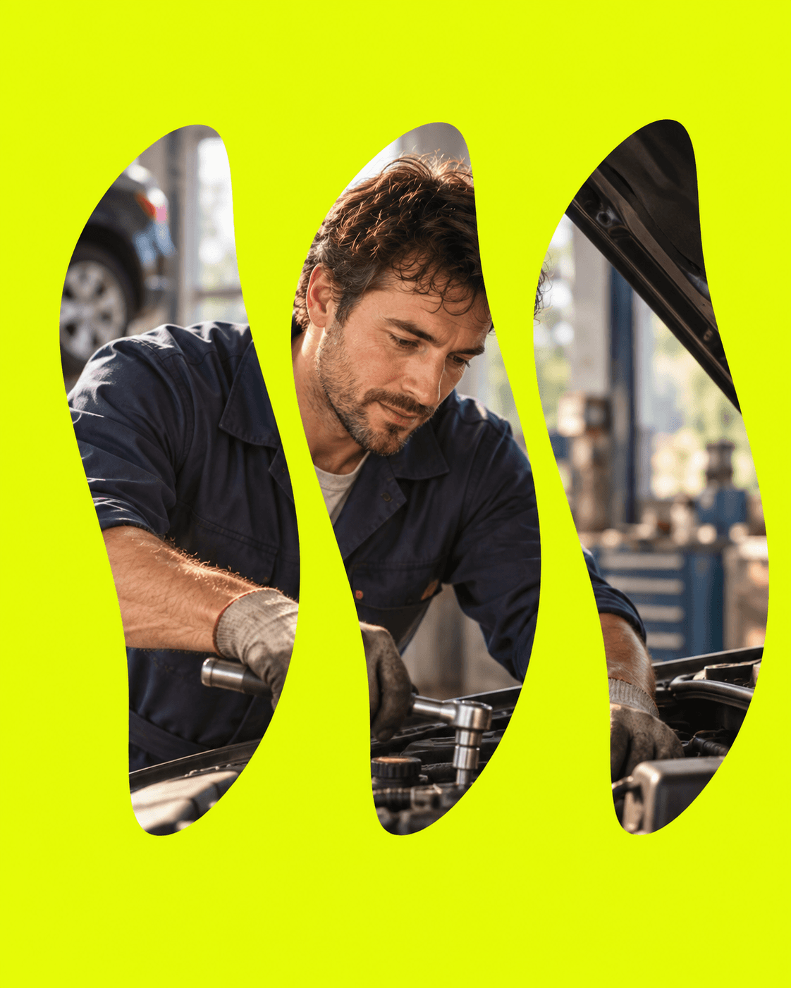 Jobiwan illustration of the occupation: vehicle mechanic.